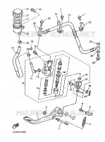 REAR BRAKE MASTER CYLINDER for Yamaha XJR 1997