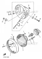 HEADLIGHT for Yamaha XJR 1997