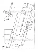 FRONT FORK for Yamaha XJR 1997