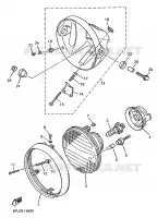 HEADLIGHT for Yamaha XJR 1997