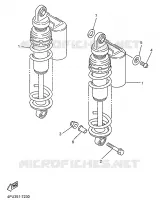 REAR SHOCK ABSORBER for Yamaha XJR 1997
