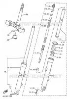 FRONT FORK for Yamaha XJR 1997