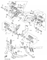 STAND / FOOTREST for Yamaha XJR 1998