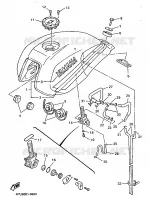 FUEL TANK for Yamaha XJR 1998
