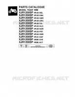 CATALOGUE for Yamaha XJR 1998