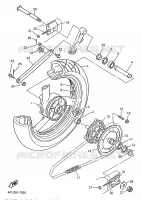 REAR WHEEL for Yamaha XJR 1998