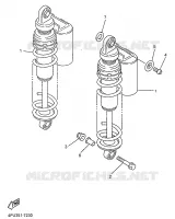 REAR SHOCK ABSORBER for Yamaha XJR 1998