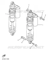 REAR SHOCK ABSORBER for Yamaha XJR 1998