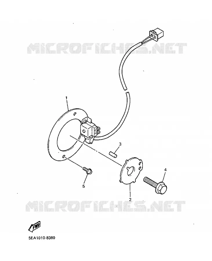 IGNITION PICKUP Yamaha MOTO 1300 1999 XJR  XJR1300