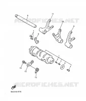 GEAR SHIFT SELECTOR DRUM / FORKS for Yamaha XJR 1999