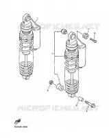 REAR SHOCK ABSORBER for Yamaha XJR 1999