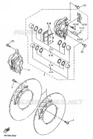 FRONT BRAKE CALIPER for Yamaha XJR 1999