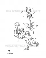 CRANKSHAFT / PISTON for Yamaha XJR 1999