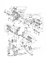 STAND / FOOTREST for Yamaha XJR 1999