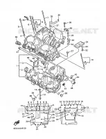 CRANKCASE for Yamaha XJR 1999