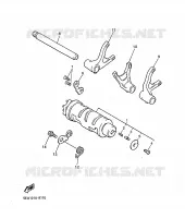GEAR SHIFT SELECTOR DRUM / FORKS for Yamaha XJR 1999