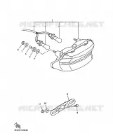 TAIL LIGHT for Yamaha XJR 1999