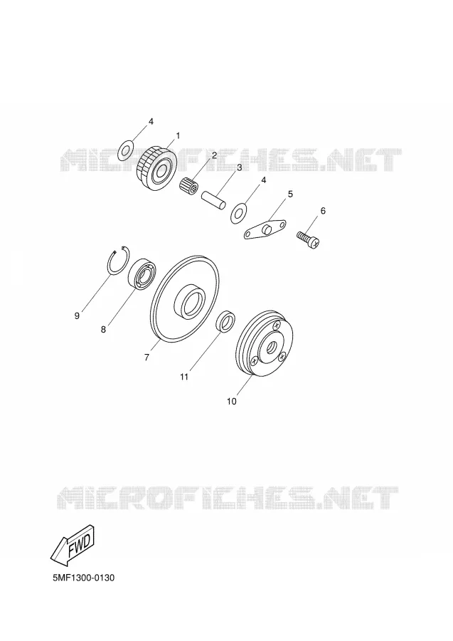 STARTER MOTOR Yamaha SCOOTER 125 2000 XN  XN125