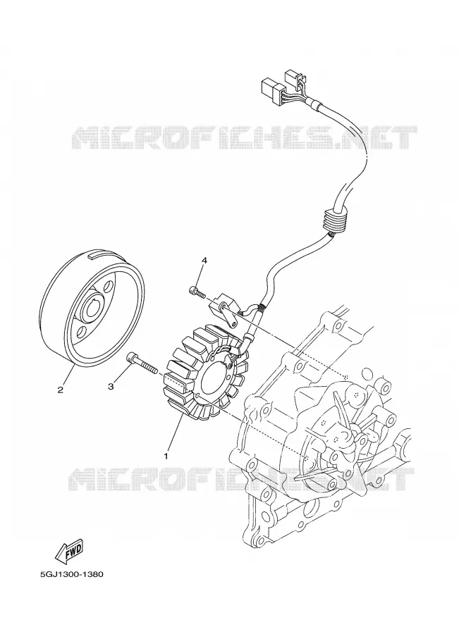 IGNITION Yamaha SCOOTER 500 2001 TMAX  XP500