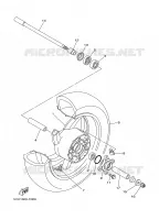REAR WHEEL for Yamaha TMAX 2006
