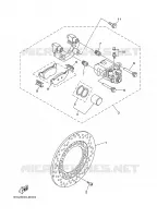 REAR BRAKE CALIPER for Yamaha TMAX 2006