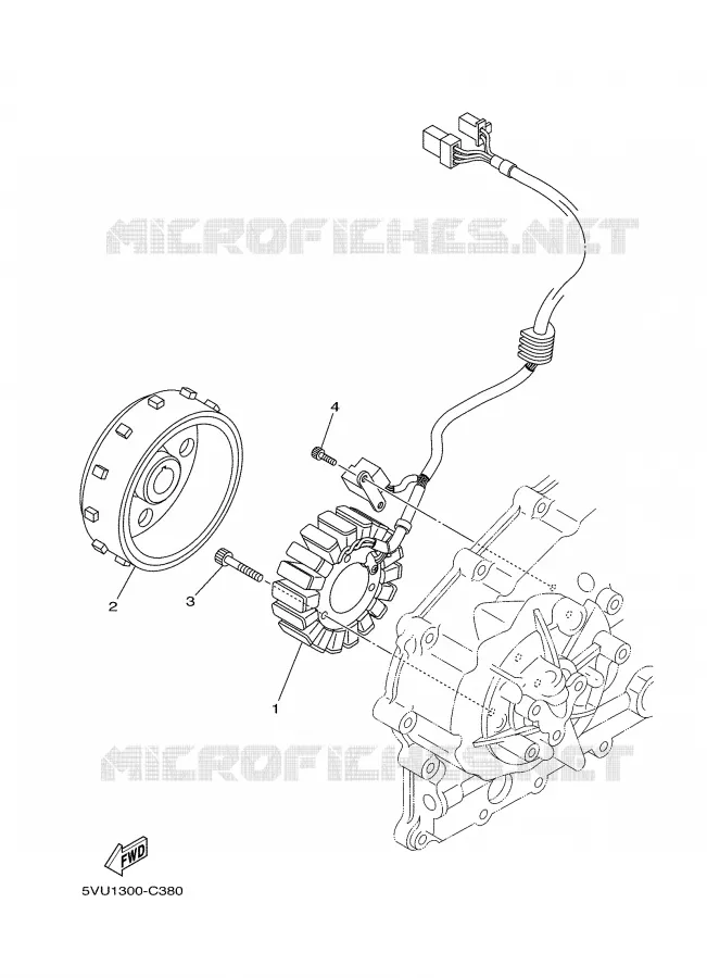 IGNITION Yamaha SCOOTER 500 2007 TMAX ABS  XP500A TMAX