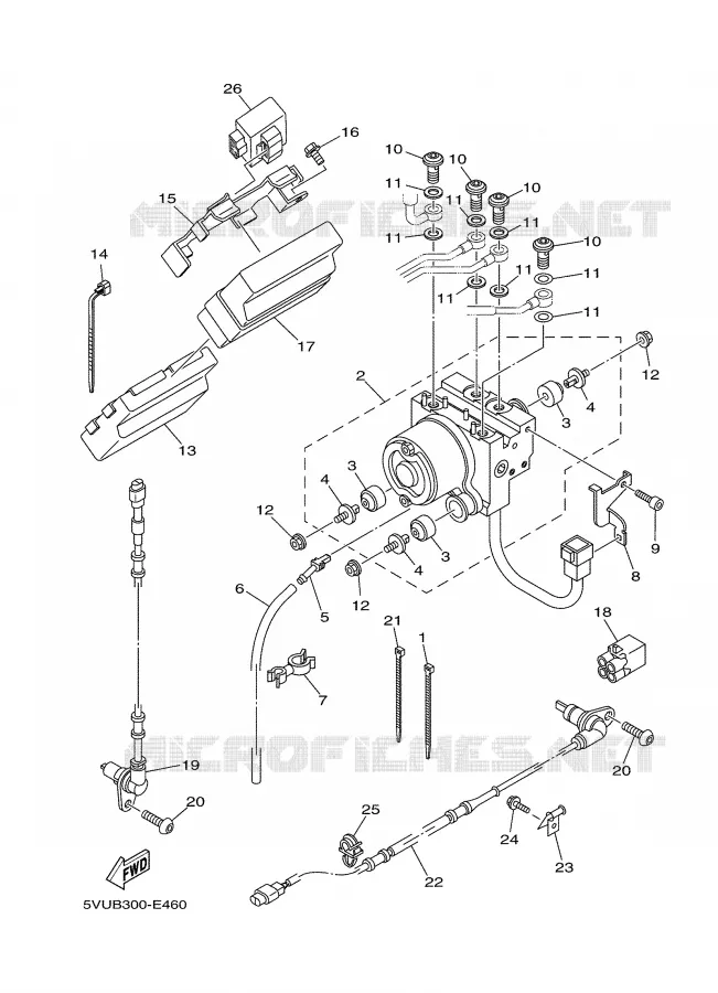 ELECTRICAL 3 Yamaha SCOOTER 500 2007 TMAX ABS  XP500A TMAX