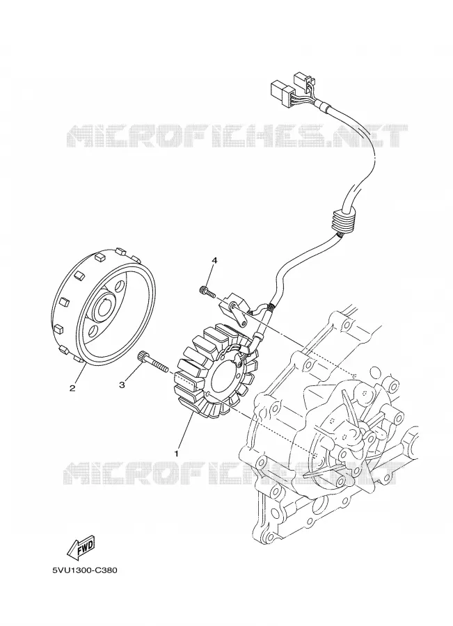 IGNITION Yamaha SCOOTER 500 2008 TMAX ABS  XP500A