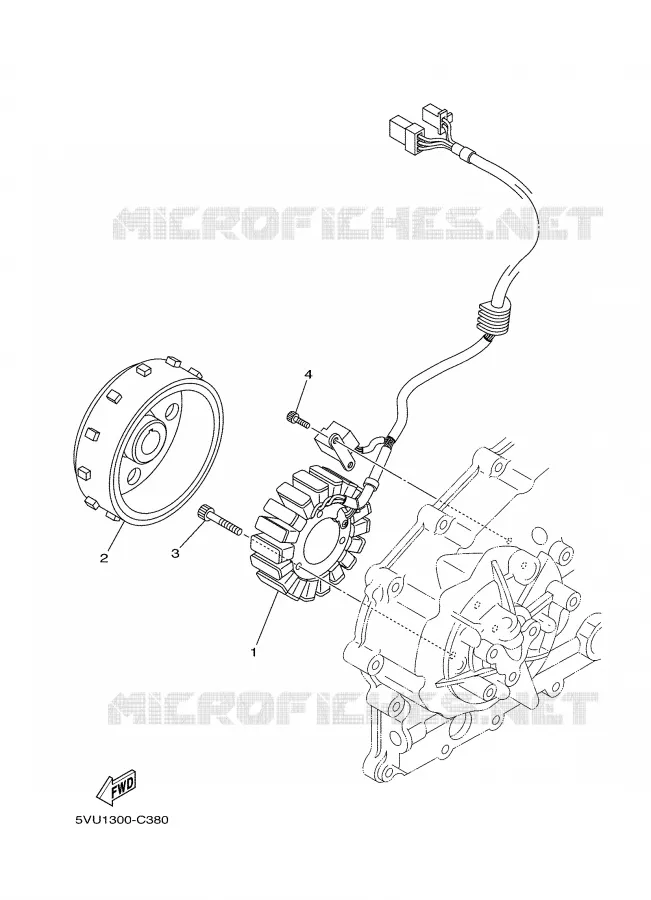 IGNITION Yamaha SCOOTER 500 2006 TMAX  XP500V