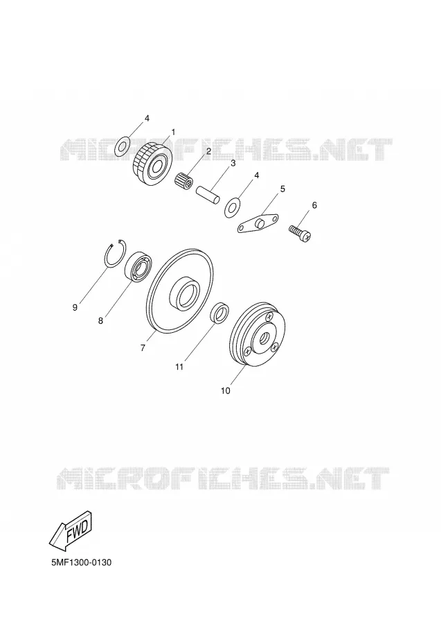 STARTER MOTOR Yamaha SCOOTER 150 2002 MAXSTER  XQ150 MAXTER