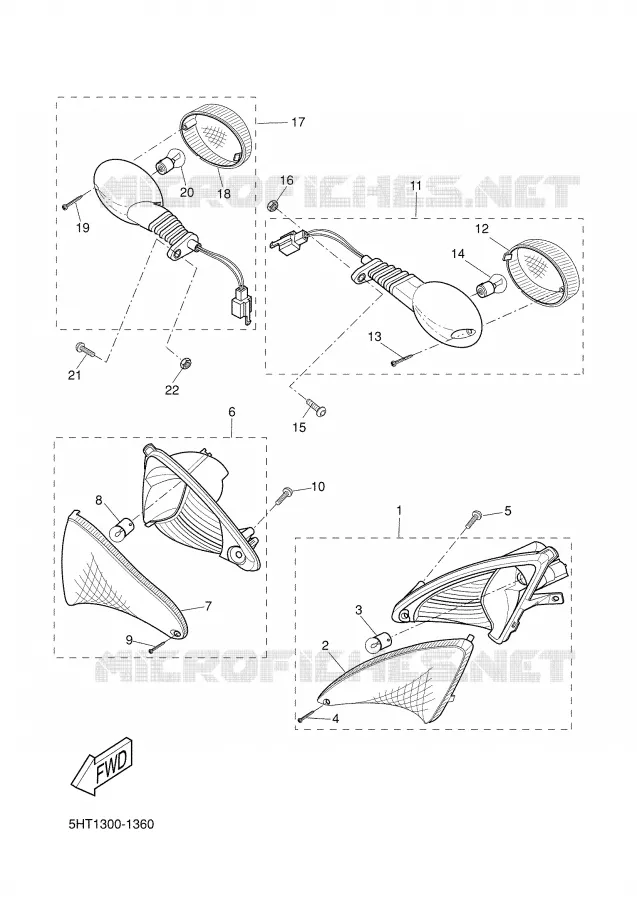 INDICATOR Yamaha SCOOTER 150 2002 MAXSTER  XQ150 MAXTER