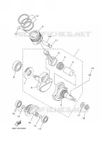 CRANKSHAFT / PISTON for Yamaha XTX 2005