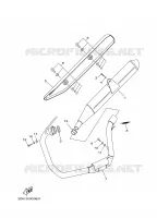 EXHAUST for Yamaha XTX 2005