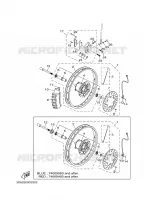 FRONT BRAKE SYSTEM / WHEEL for Yamaha XTX 2005