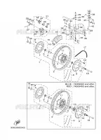 REAR WHEEL / BRAKE SYSTEM for Yamaha XTX 2005
