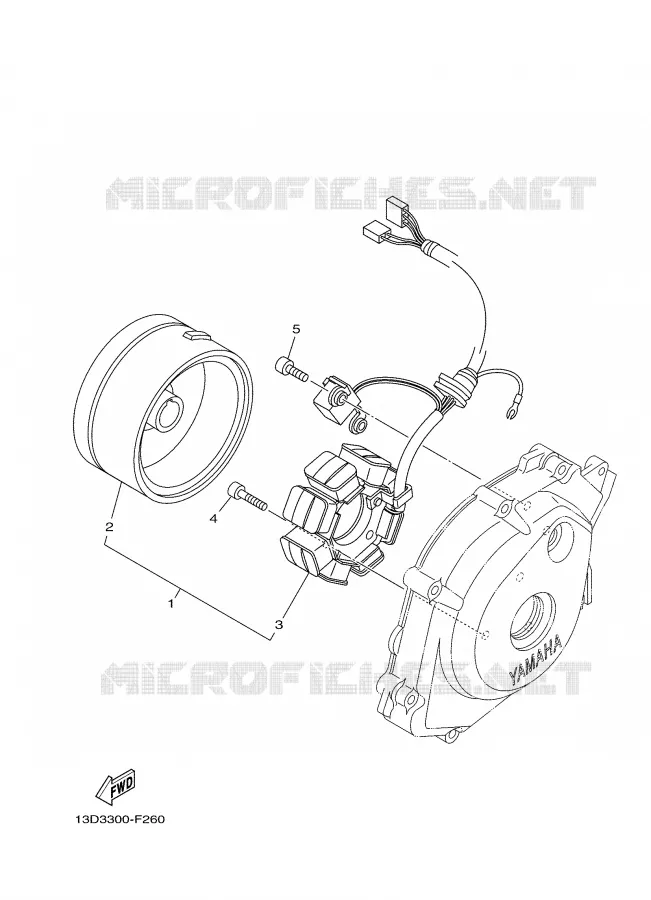 IGNITION Yamaha MOTO 125 2007 XTX  XT125X