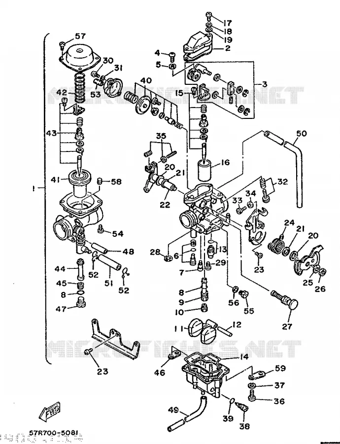 CARBURETOR Yamaha MOTO 250 1987 XT  XT250