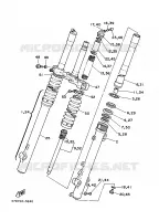 FRONT FORK for Yamaha XT 1988