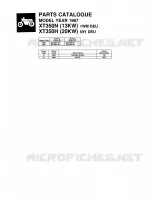 CATALOGUE for Yamaha XTH 20KW 1987