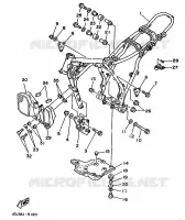 FRAME for Yamaha XTH 20KW 1987