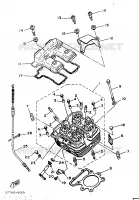 CYLINDER HEAD  for Yamaha XT 1986