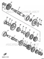TRANSMISSION for Yamaha XT 1986