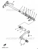 GEAR SHIFT SHAFT / LEVER for Yamaha XT 1986