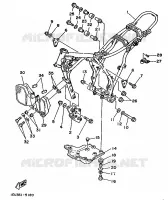 FRAME for Yamaha XT 1986