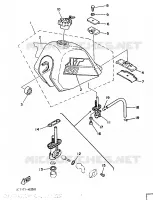 FUEL TANK for Yamaha XT 1986