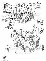 CYLINDER HEAD  for Yamaha XT 1986