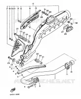 EXHAUST for Yamaha XT 1986