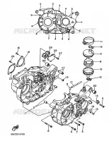 CRANKCASE for Yamaha XT 1986