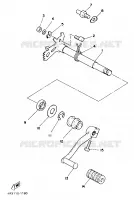 GEAR SHIFT LEVER for Yamaha XT 1986