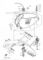 FUEL TANK for Yamaha XT 1986
